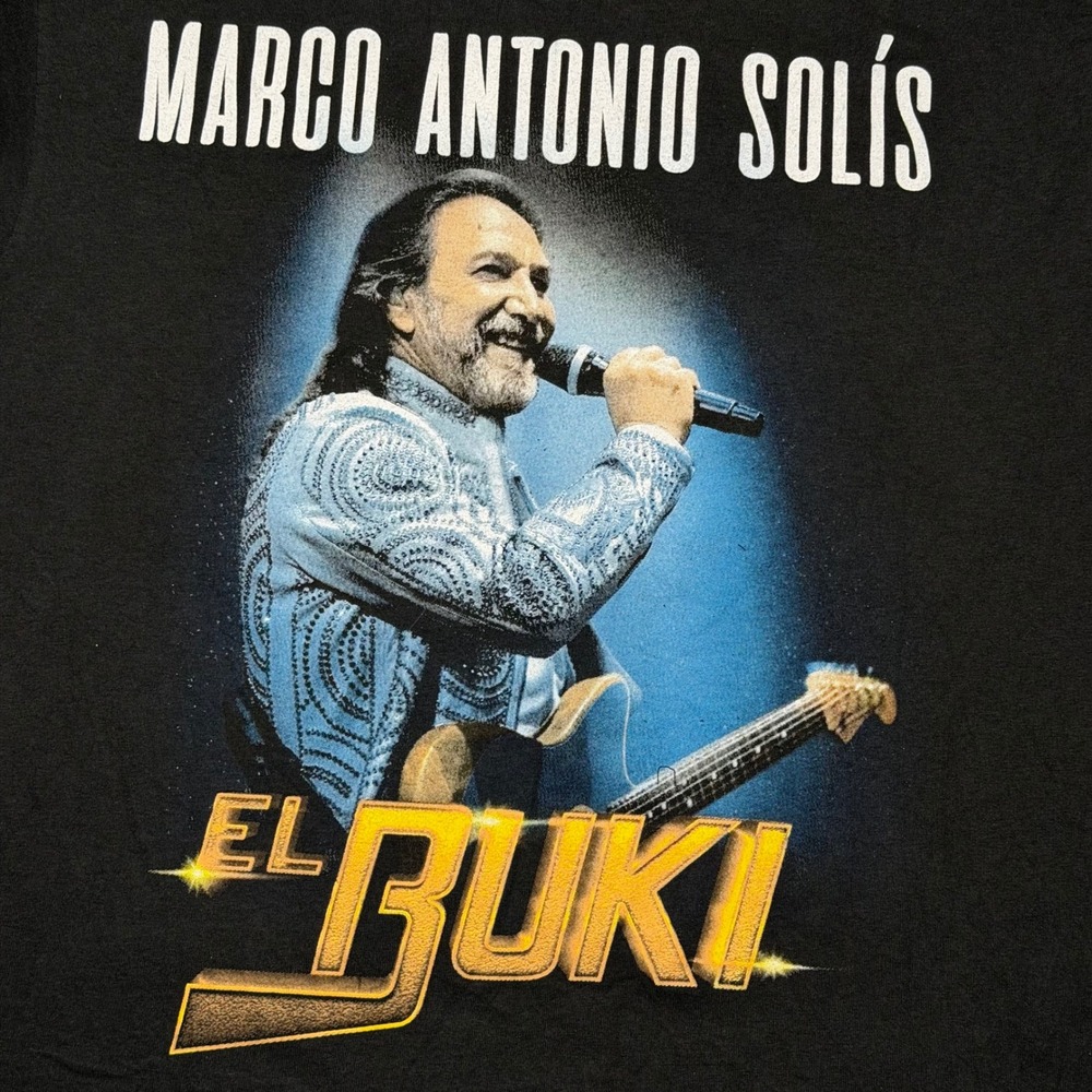 Marco Antonio Solís‎ from Los Bukis Mexican concert tour music shirt